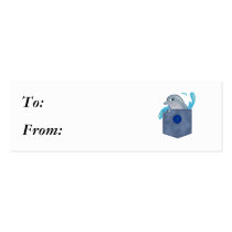 Jean Pocket Dolphin business cards
