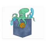 Jean Pocket Octopus Post Card
