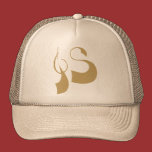 Jean Shy Gold Initials hats