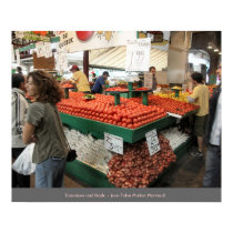 Jean Talon Market Vendor - Montreal Quebec posters by joelor Jean Talon Market Vendor - Montreal Quebec posters
