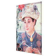 Jeanette Rubenson, 1883 Canvas Prints