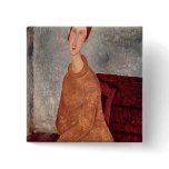 Jeanne Hebuterne in a Yellow Jumper, 1918-19 Pin