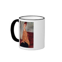 Jeanne Hebuterne in a Yellow Jumper, 1918-19 Coffee Mug