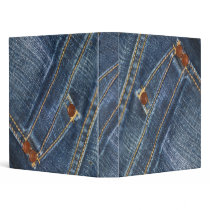 Jeans Vinyl Binders