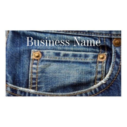 Jeans Business/Profile Card Business Card Templates