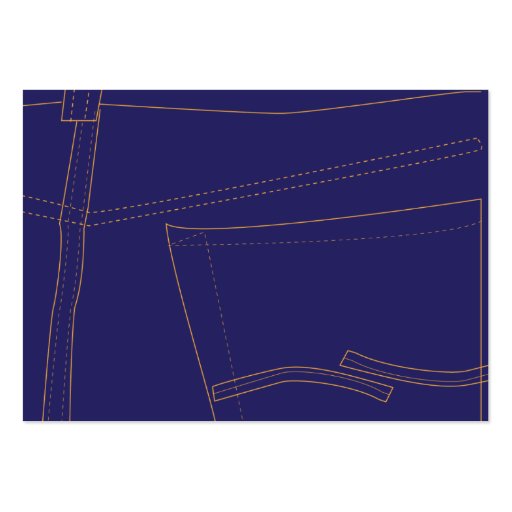Jeans - Chubby Business Card (back side)