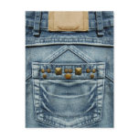 jeans postcards