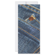 Jeans Custom Rack Cards