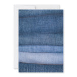 Jeans Texture Background Custom Invite