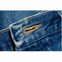 Jeans, the cloth of the old west and the new west cut outs