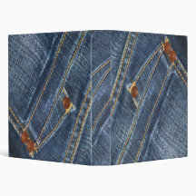 Jeans Vinyl Binders