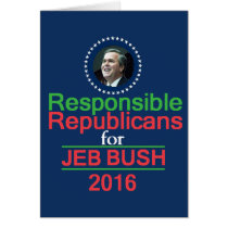 Jeb BUSH 2016 Card
