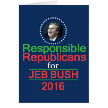 Jeb BUSH 2016 Card
