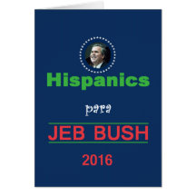 Jeb BUSH 2016 Card