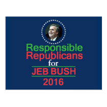 Jeb BUSH 2016 Postcard