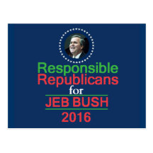 Jeb BUSH 2016 Postcard