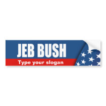 JEB BUSH Election Gear bumper stickers by ElectionGear JEB BUSH Election Gear bumper stickers