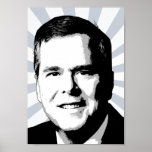 Jeb Bush Portrait Poster
