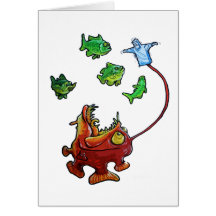Jebus lantern fish card