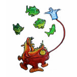 Jebus lantern fish t-shirts