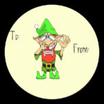 Jed the Twisted Elf stickers