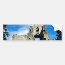 Jedburgh Abbey, Scotland  flowers bumper stickers