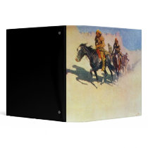 Jedediah Smith making his way across the desert Vinyl Binders