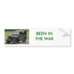 JEEP, BEEN IN THE WAR BUMPER STICKERS