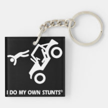 Jeep My Own Stunts Acrylic Key Chain