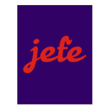 jefe boss boss postcards
