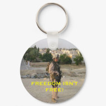 jeff4, FREEDOM ISN'T FREE! keychains