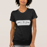 Jeff Black Hates My Blog (white logo) T-shirts