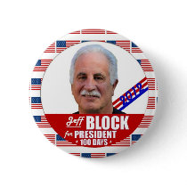 Jeff Block Independent for President 2012 Pinback Buttons