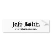 Jeff Bohn-Bumper Sticker  bumper stickers