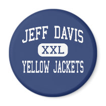 Jeff Davis - Yellow Jackets - High - Hazelhurst magnets