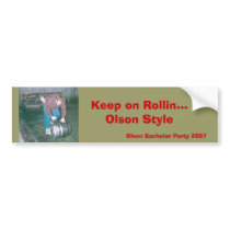Jeff Olson Wedding Bumper Sticker bumper stickers