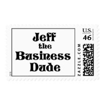 Jeff the Business Dude Stamp