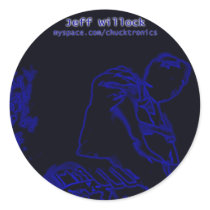 Jeff Willock"chucktronics" 3 blue sticker