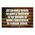 Jefferson: All tyranny needs... posters by FamousQuotes Jefferson: All tyranny needs... posters