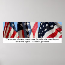 Jefferson and the Flag Posters