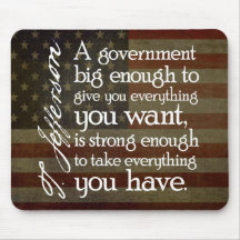 Jefferson: Beware of Big Government Mousepad