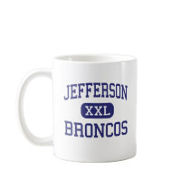 Jefferson - Broncos - High School - Dayton Ohio mugs