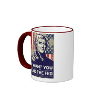 Jefferson End The Fed mugs by Libertymaniacs Jefferson End The Fed mugs