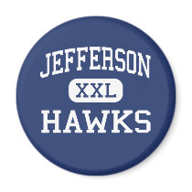 Jefferson Hawks Middle Aurora Illinois magnets