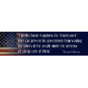 Jefferson: I predict happiness for America bumpersticker