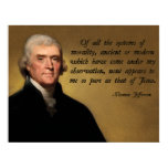 Jefferson Jesus Quote posters