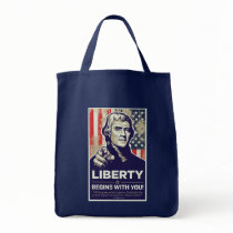 Jefferson Liberty Begins With You Bags bags