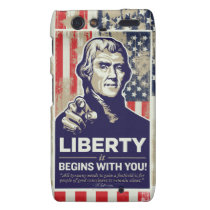 Jefferson Liberty Begins With You casemate cases