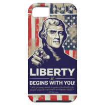 Jefferson Liberty Begins With You casemate cases
