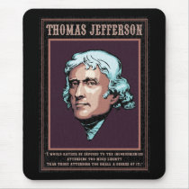 Jefferson -Liberty mousepads by papagander Jefferson -Liberty mousepads